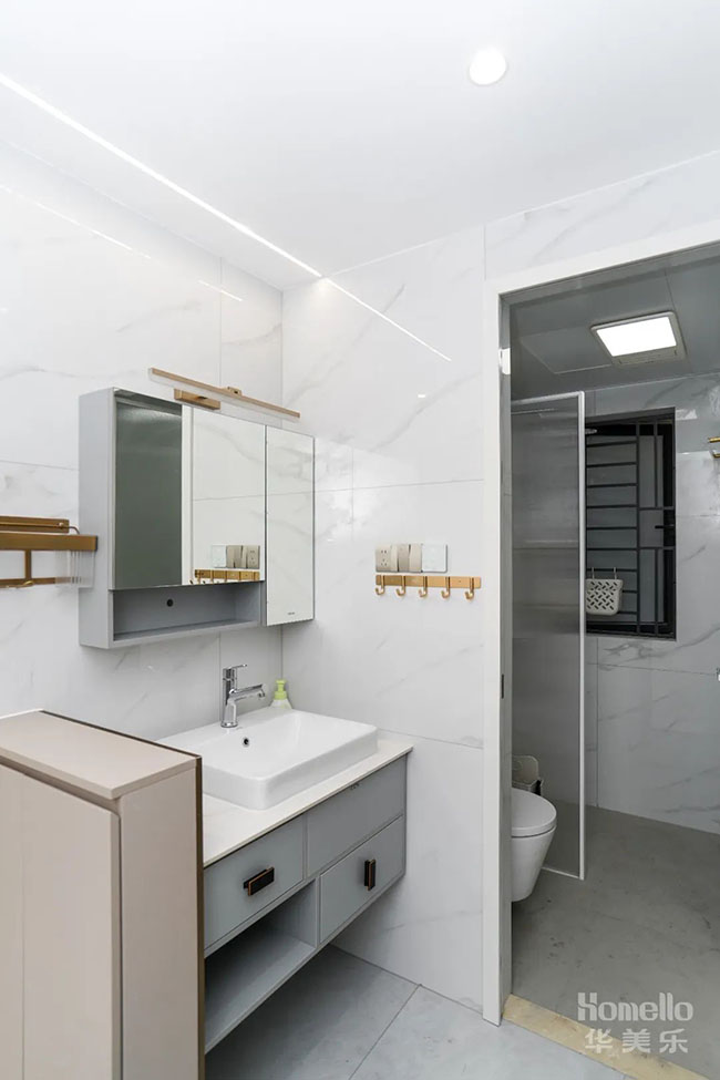 80㎡現(xiàn)代風兩室雅居，化繁為簡的設計，清新脫俗的生活，空間感也十足